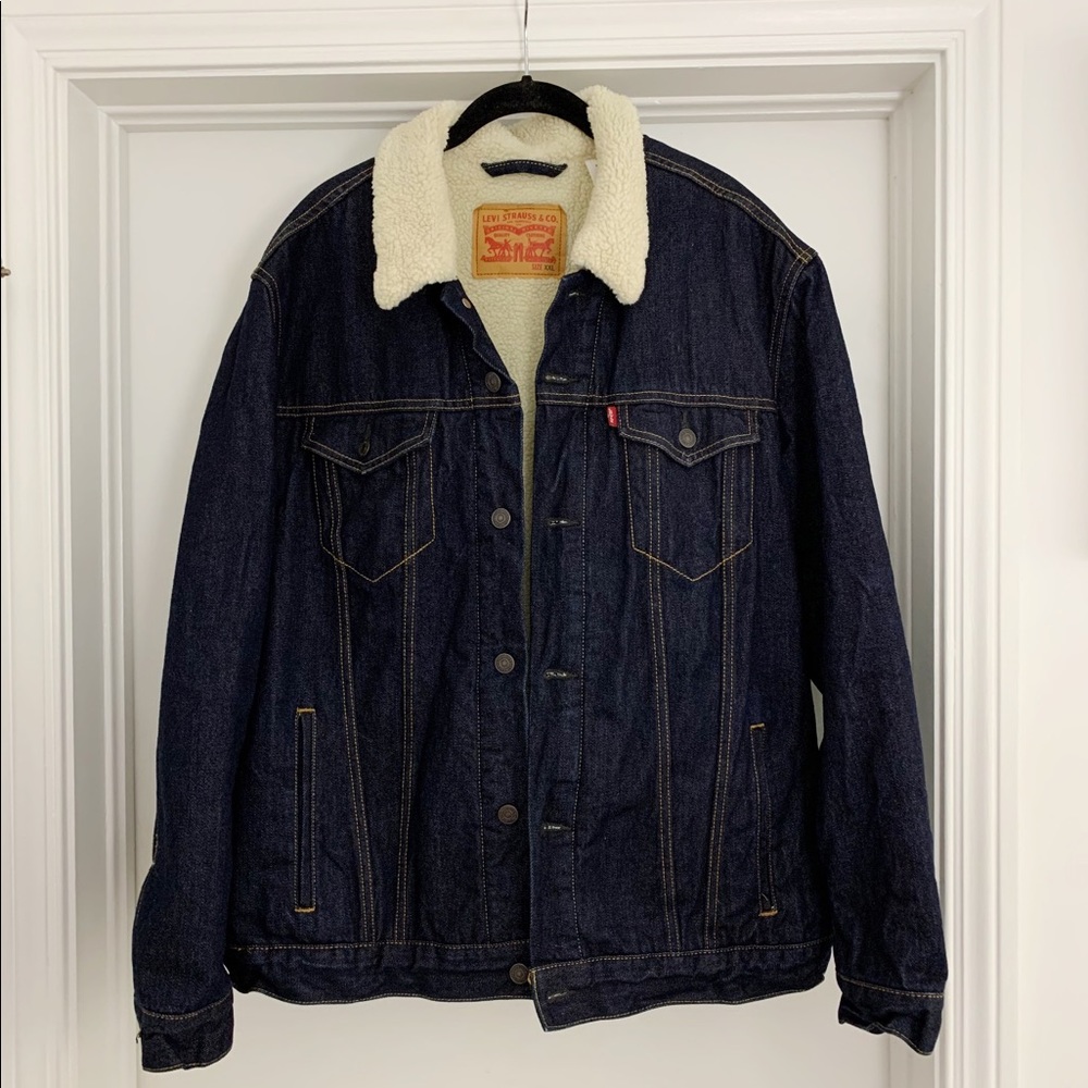 Men’s Levi’s Sherpa Denim Jacket XXL